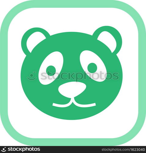 Panda icon Cartoon character cute design