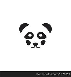 Panda ilustration logo vector icon template
