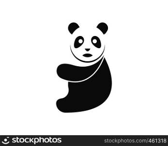 panda ilustration logo vector icon template
