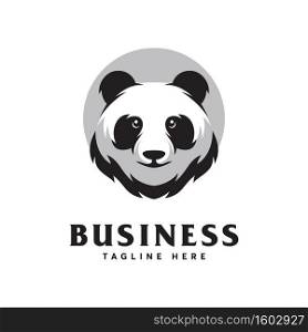 Panda Logo Design Vector Template Modern And Minimalism