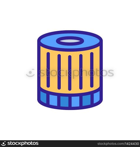panel air cleaner top view icon vector. panel air cleaner top view sign. color symbol illustration. panel air cleaner top view icon vector outline illustration