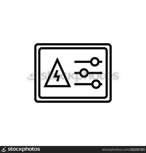 panel icon vector design templates white on background