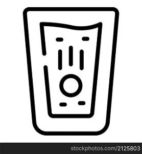 Panic attack glass icon outline vector. Mental fear. Stress anger. Panic attack glass icon outline vector. Mental fear