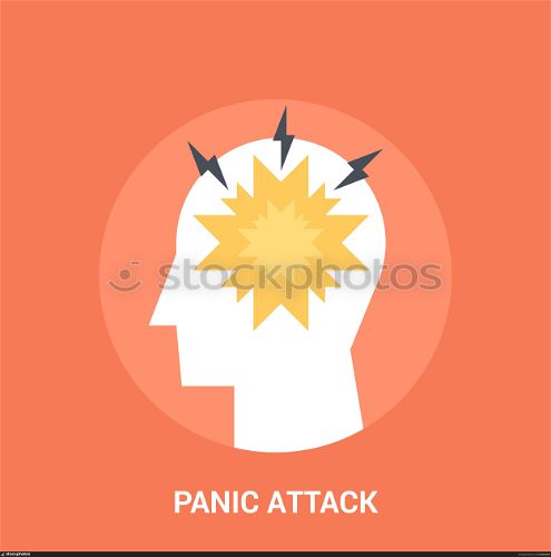 panic attack icon concept. Abstract vector illustration of panic attack icon concept
