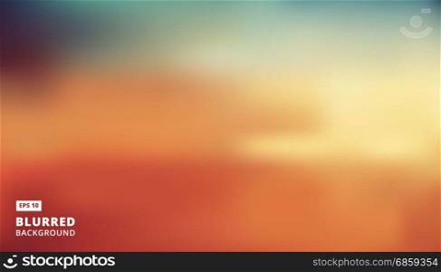 panorama abstract creative concept vector multicolored blurred background, Vector Illustration
