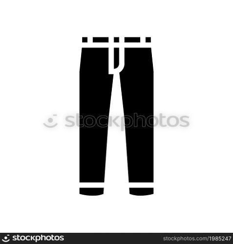 pants boy garment glyph icon vector. pants boy garment sign. isolated contour symbol black illustration. pants boy garment glyph icon vector illustration