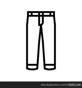pants boy garment line icon vector. pants boy garment sign. isolated contour symbol black illustration. pants boy garment line icon vector illustration