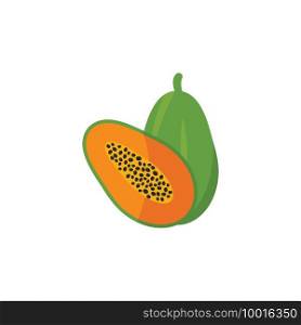 papaya icon vector illustration design template 