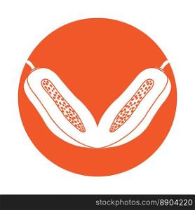 papaya icon vector illustration symbol design