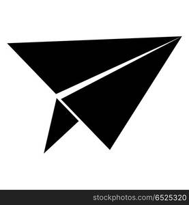 Paper airplane icon .