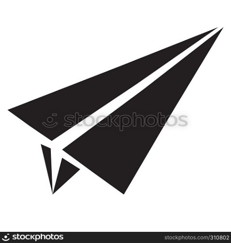 paper airplane icon on white background. flat style. paper airplane icon for your web site design, logo, app, UI. paper airplane symbol.
