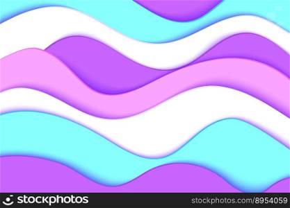 Paper art background vector image
