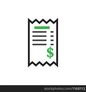 Paper bill graphic design template vector isolated