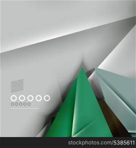 Paper business triangles abstract background for templates, technology, presentation, banner, layout