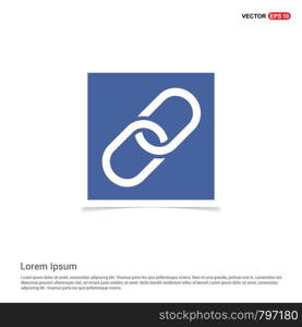 paper clip icon - Blue photo Frame