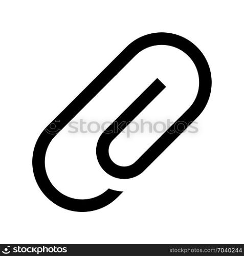paper clip, icon on isolated background