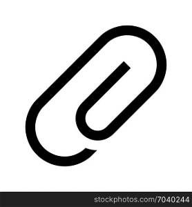 paper clip, icon on isolated background