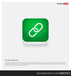 paper clip iconGreen Web Button - Free vector icon