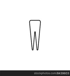 paper clip logo illustration design