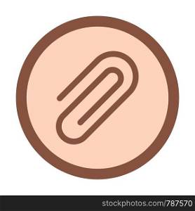 paper clips line icon