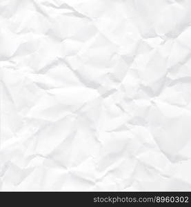 Paper crumpled vector image