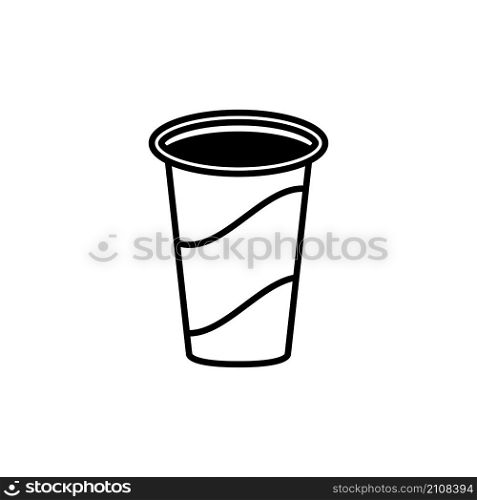 paper cup icon design vector templates white on background