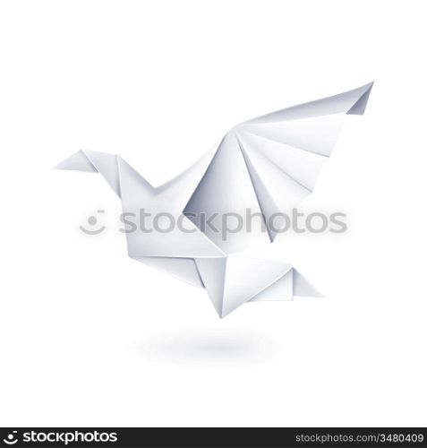 Paper dove, origami