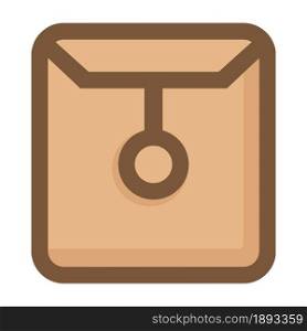paper envelope icon. vector illustration flat design