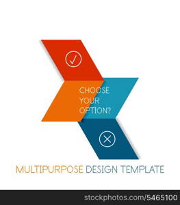 Paper geometric shape multipurpose design template