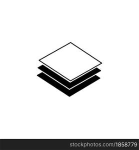 Paper icon logo vector design