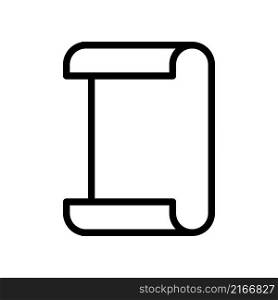 Paper icon vector simple and trendy design