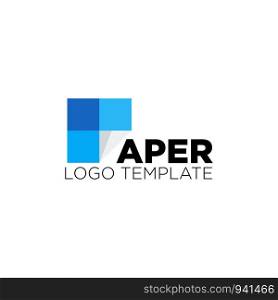 paper industry logo design template vector illustration icon element. paper industry logo design template vector illustration