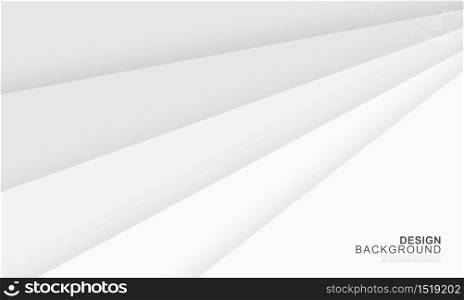 Paper layer white abstract background. Use for banner, cover, poster, wallpaper, design with space for text.