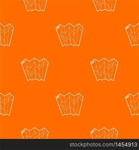 Paper map pattern vector orange for any web design best. Paper map pattern vector orange