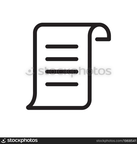 paper, page, document icon vector design illustration