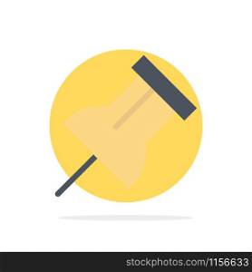 Paper, Pin, Reminder Abstract Circle Background Flat color Icon