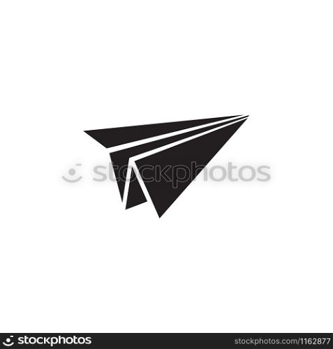 Paper plane icon graphic design template vector isolated