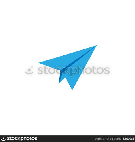 Paper plane icon graphic design template vector isolated. Paper plane icon graphic design template vector