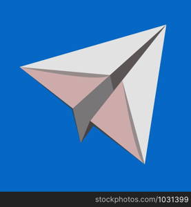 Paper plane icon Vector illustration eps 10. Paper plane icon Vector illustration