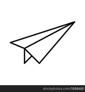 Paper Plane Line Icon