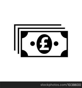 paper pound sterling money icon