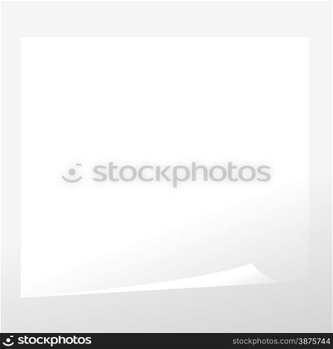 Paper Sheet Isolated on Grey Background for your Design.. Paper Sheet