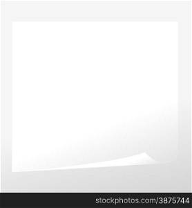 Paper Sheet Isolated on Grey Background for your Design.. Paper Sheet