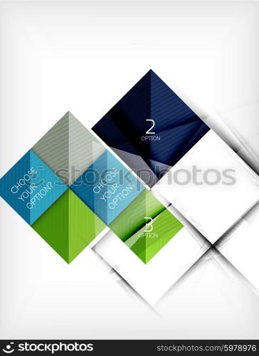 Paper square shapes banner. Paper square shapes banner. Vector