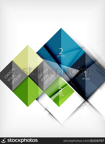 Paper square shapes banner. Paper square shapes banner. Vector