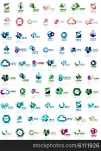 Paper style geometric shapes with glass effects. Corporate abstract logo design icon concepts. Paper style geometric shapes with glass effects. Corporate abstract logo design icon concepts. Vector illustration