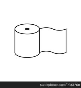 Paper towels line icon. Vector illustration. stock image. EPS 10.. Paper towels line icon. Vector illustration. stock image.