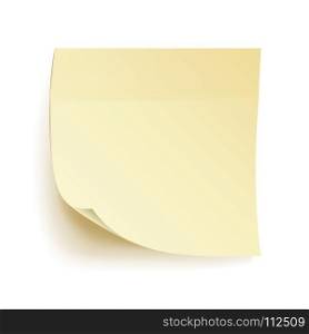 Paper Work Notes Isolated Vector. Blank Sticky Notes. Realistic Illustration On The Wall.. Paper Work Notes Isolated Vector. Blank Sticky Notes. Realistic Illustration