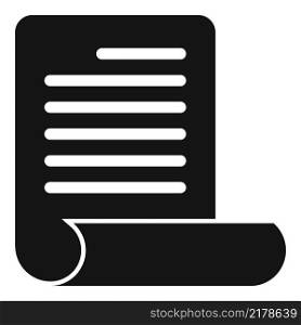 Paper writing icon simple vector. Note book. Article document. Paper writing icon simple vector. Note book