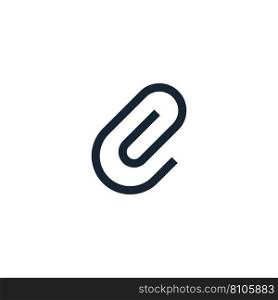 Paperclip creative icon from stationery icons Vector Image